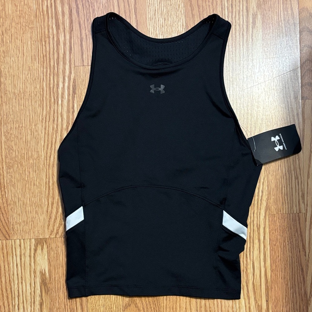Under Armour Black and White Athletic Tank
